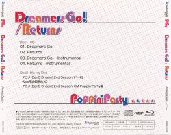 Dreamers Go Returns Poppin Party Limited Edition Brmm Vgmdb Dreamers Go Returns Poppin Party Limited Edition Brmm Vgmdb